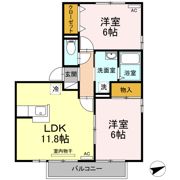 TMKホープⅡ M棟の間取り画像