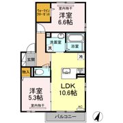アイリス B棟の間取り画像