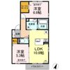アイリス B棟の間取り画像