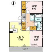 ルミエール手城 C棟の間取り画像