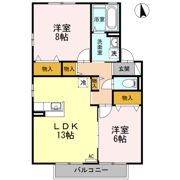 リビングタウン江戸屋敷 A棟の間取り画像