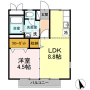 コーポシャルムの間取り画像