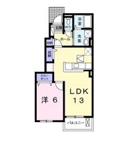 アヴニールBの間取り画像