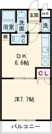 フジパレスヒサホの間取り画像