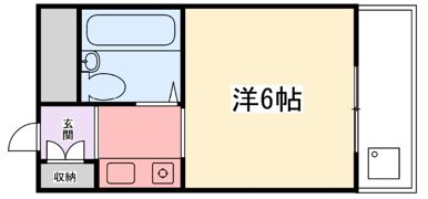 忍町中村コーポの間取り画像