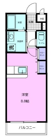 M ディアマンテの間取り画像