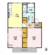ドゥ・クレージュの間取り画像