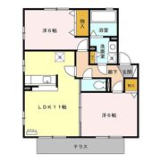 リビングタウン大和南 Cの間取り画像