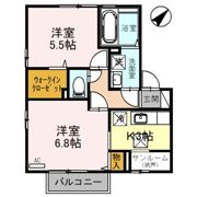 ソレル Bの間取り画像