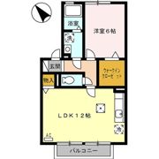 カメリア Ⅰの間取り画像