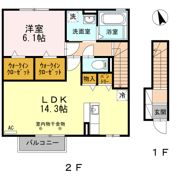 セジュール K・Tの間取り画像