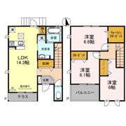 テラ パークス弐番館の間取り画像