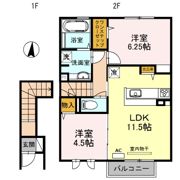 クローバー青山の間取り画像