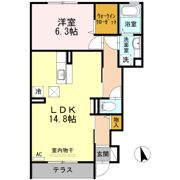 ライブコート A棟の間取り画像