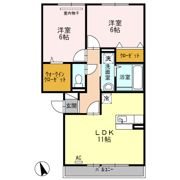 グリーンレジデンス A棟の間取り画像