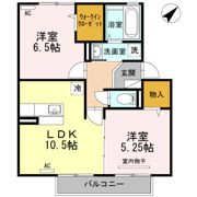 パークハイツの間取り画像