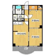 常陸ハイツの間取り画像