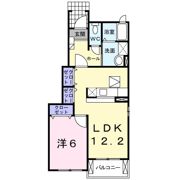 クレールセゾンの間取り画像