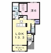 ソルファ新白河Ⅰの間取り画像