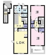 ベルエクラの間取り画像