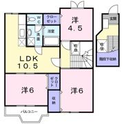 プランドールⅡの間取り画像