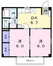 ファミールみやまえの間取り画像