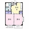 コーポオガタⅡの間取り画像