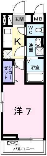 メゾンサンライズの間取り画像