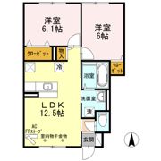 ラフィーネ東城北の間取り画像