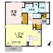 グリッター ヴィヴィ Bの間取り画像