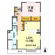 ラポールKの間取り画像