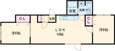 MーMEZON N棟の間取り画像