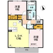 レスペート B棟の間取り画像