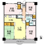 エザンス木之庄Ⅱの間取り画像