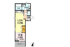 西都ハイムの間取り画像