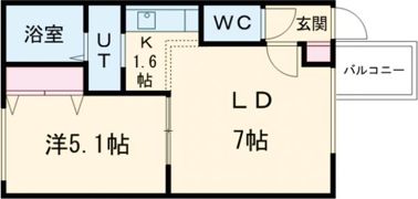 サザンクロス福住の間取り画像