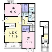 キャトル セゾンAの間取り画像
