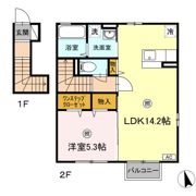 フロレスタ Ⅱの間取り画像