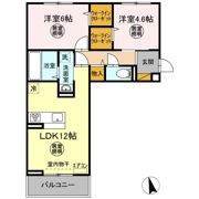 アンソレイエ A棟の間取り画像