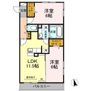 ベルテの間取り画像