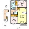 Dーroom小矢部 B棟の間取り画像
