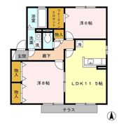 ナホトカ静里 Cの間取り画像