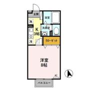 MaisonGeguSoleil Ami（ﾒｿﾞﾝｹﾞｸﾞｳｿﾚｲﾕｱﾐ）の間取り画像