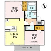 パルケ山口 B棟の間取り画像