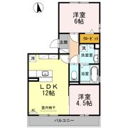 サンビスタ末広の間取り画像
