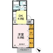 フロラシオン川内 Ⅰ棟の間取り画像
