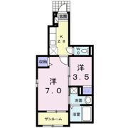 サンフラワー江木の間取り画像