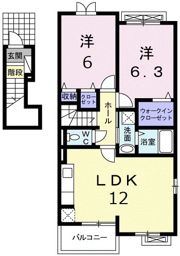 エクレール城南一番館の間取り画像