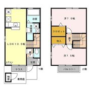 エレガンテローズ Bの間取り画像