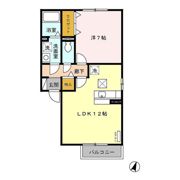 グランドゥール高林 A・Bの間取り画像